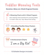 Kids Printables Bundle 🌈 —  טבלאות תגמול וסדר יום
