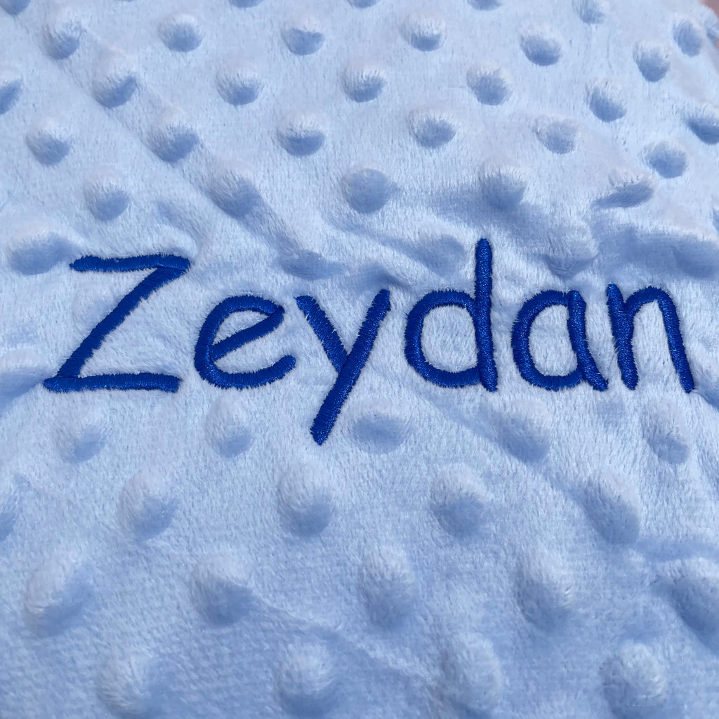 שמיכת תינוק עם שם בהתאמה אישית - Personalized Name Blanket