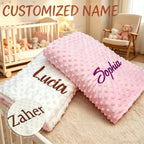 שמיכת תינוק עם שם בהתאמה אישית - Personalized Name Blanket