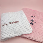 שמיכת תינוק עם שם בהתאמה אישית - Personalized Name Blanket