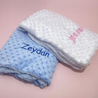 שמיכת תינוק עם שם בהתאמה אישית - Personalized Name Blanket